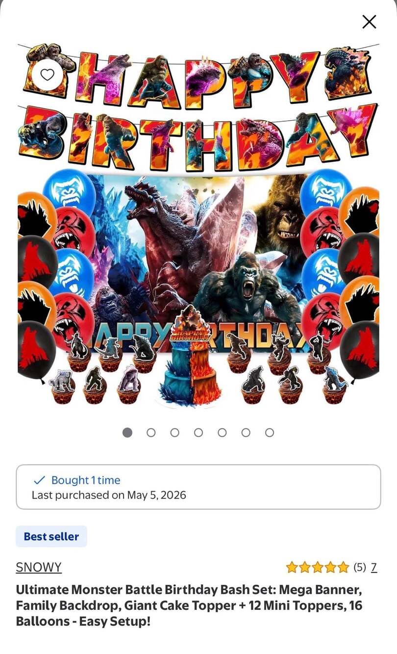 Godzilla Party Decorations